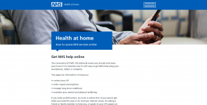 accessing NHS services online